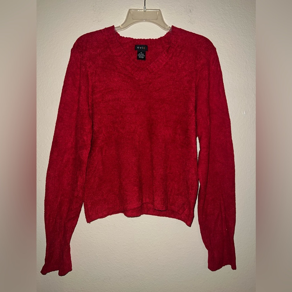 Evie Red Knit Sweater size XL